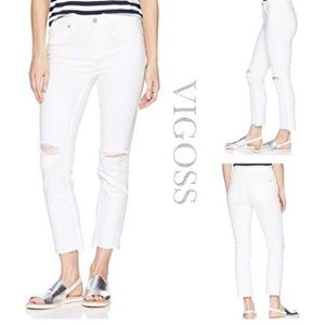 🚨 Vigoss Stevie Crop Straight Leg Jean in White